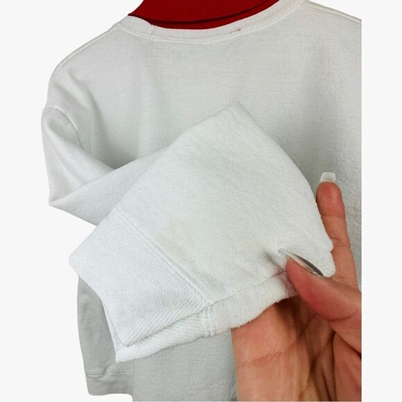 Vintage Hanes Looney Tunes Tweety Bird Collared Crewneck Sweater 90s - Picture 7 of 8